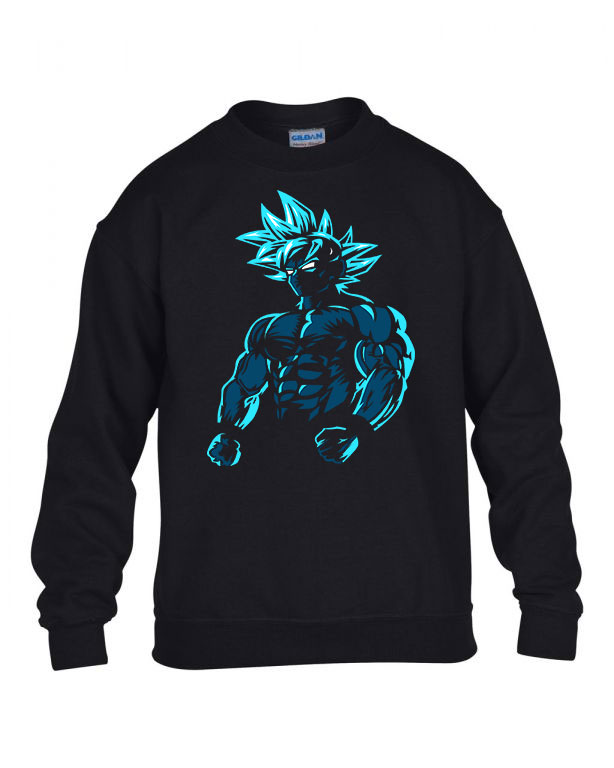 son goku dragon ball Fekete Gyerek Pulóver