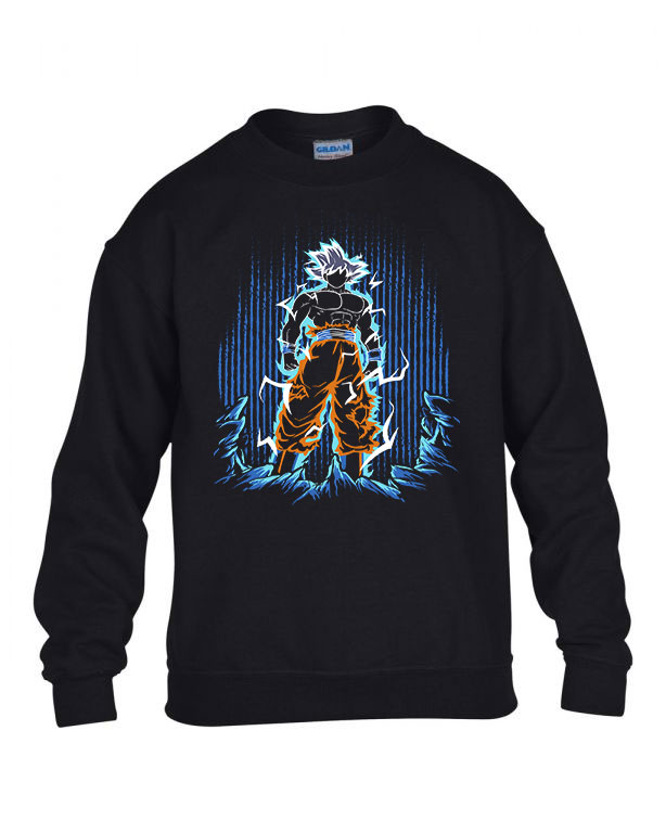 son goku dragon ball Fekete Gyerek Pulóver