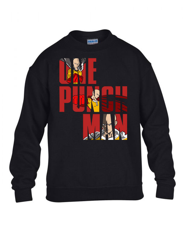 one punch man Fekete Gyerek Pulóver
