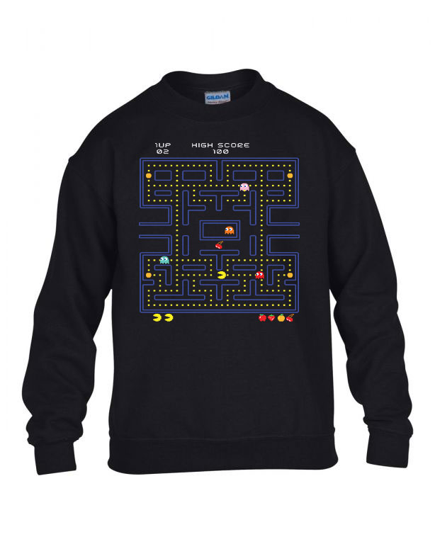 pac man Fekete Gyerek Pulóver