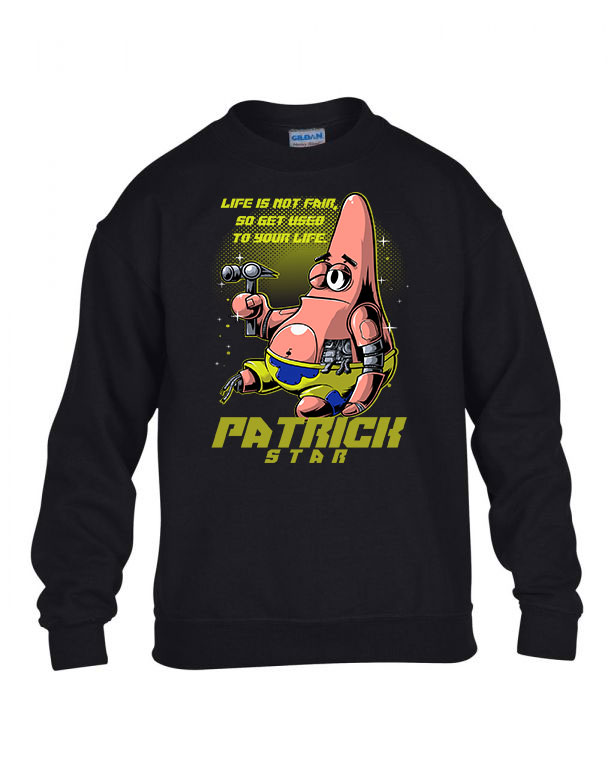 csillag patrik sponyga bob Fekete Gyerek Pulóver