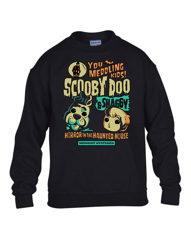Scooby Doo Fekete Gyerek Pulóver