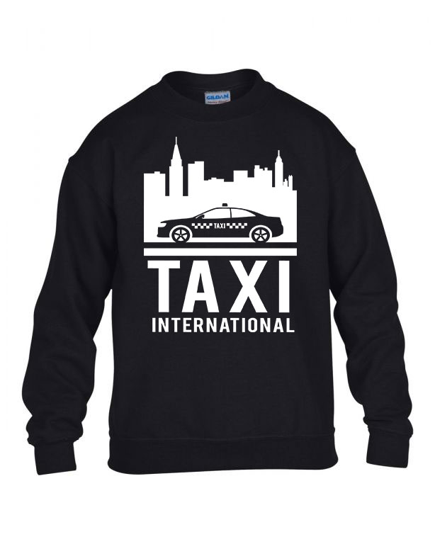 Taxis taxi Fekete Gyerek Pulóver