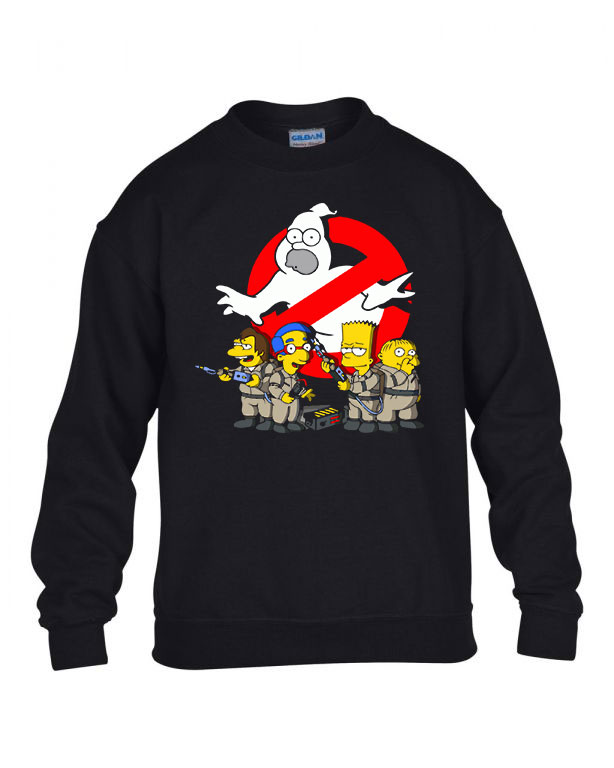 Homer Simpson Simpsons Család Fekete Gyerek Pulóver