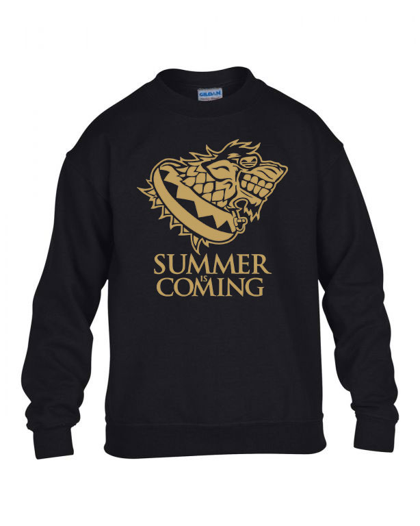Nyár Nyaras Summer Fekete Gyerek Pulóver
