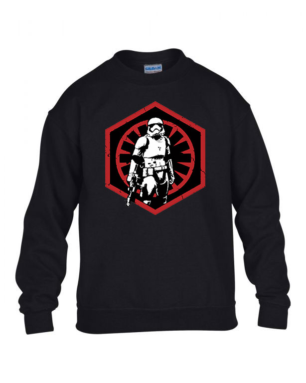 Star Wars Strom Trooper Fekete Gyerek Pulóver
