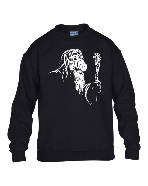 gandalf alf Fekete Gyerek Pulóver