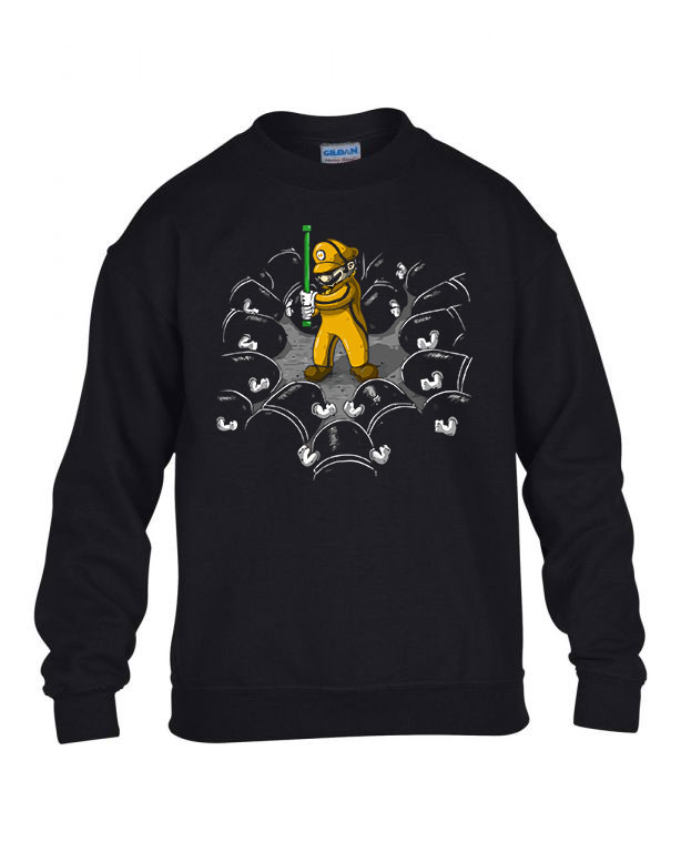 kill bill super mario humor Fekete Gyerek Pulóver