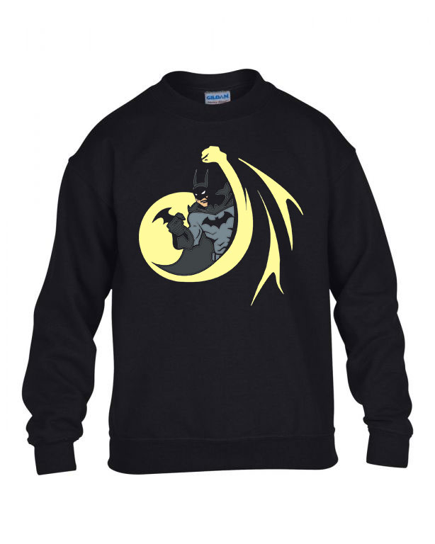 Batman Fekete Gyerek Pulóver