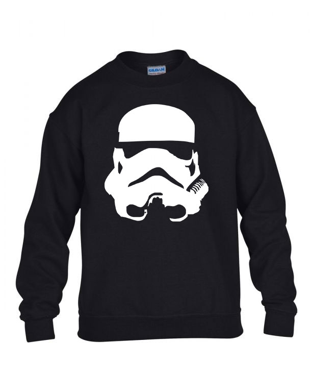 storm trooper star wars Fekete Gyerek Pulóver