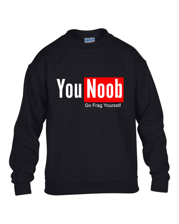 you noob youtube Fekete Gyerek Pulóver