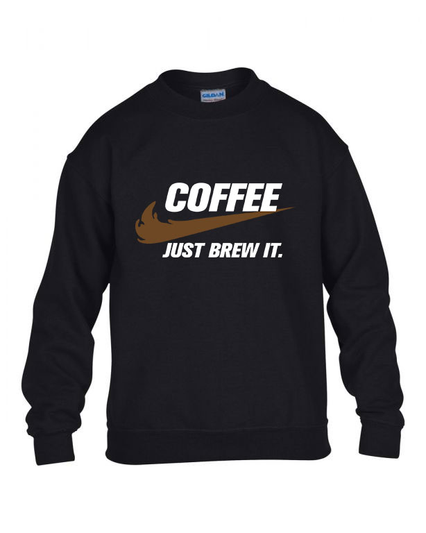 kávé coffee  Fekete Gyerek Pulóver