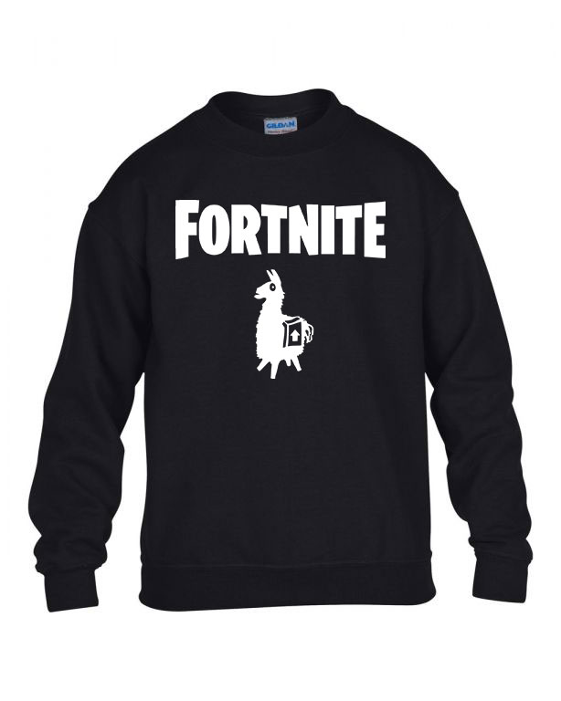 fortnite loot láma Fekete Gyerek Pulóver