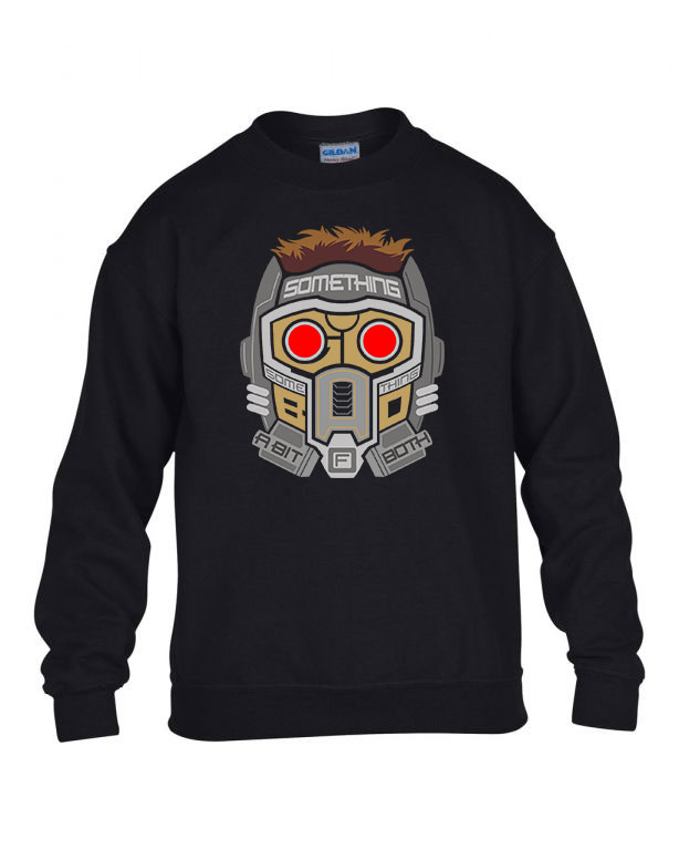 a galaxis őrzői peter star lord űrlord Fekete Gyerek Pulóver
