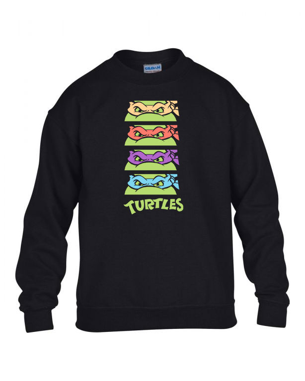 Tini Ninja Teknőcök tmnt Fekete Gyerek Pulóver