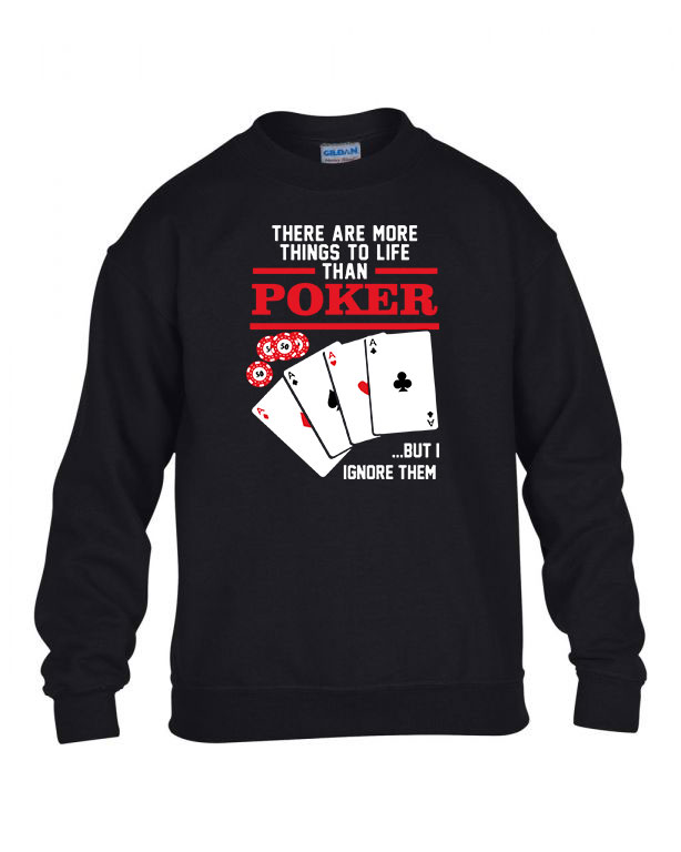 poker Fekete Gyerek Pulóver