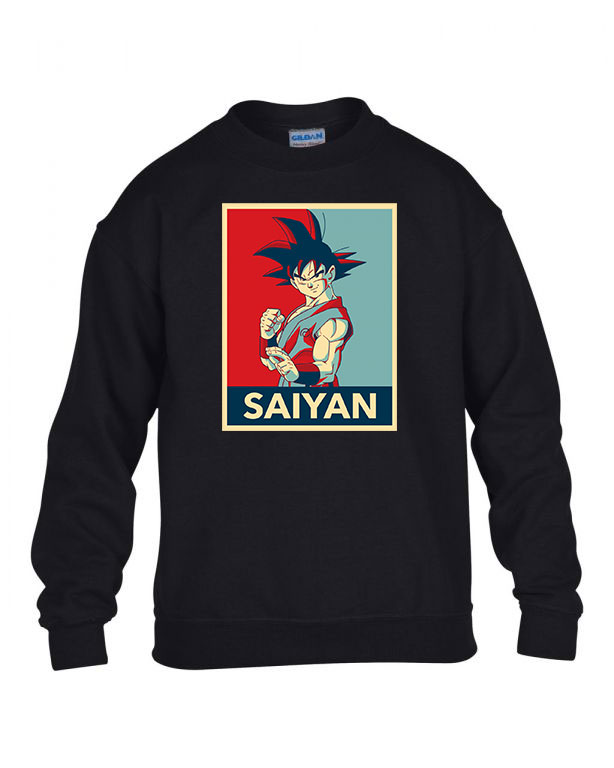 dragon ball son goku Fekete Gyerek Pulóver