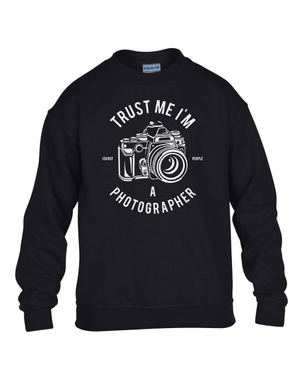 fotós fotózás photographer fényképész fényképező Fekete Gyerek Pulóver