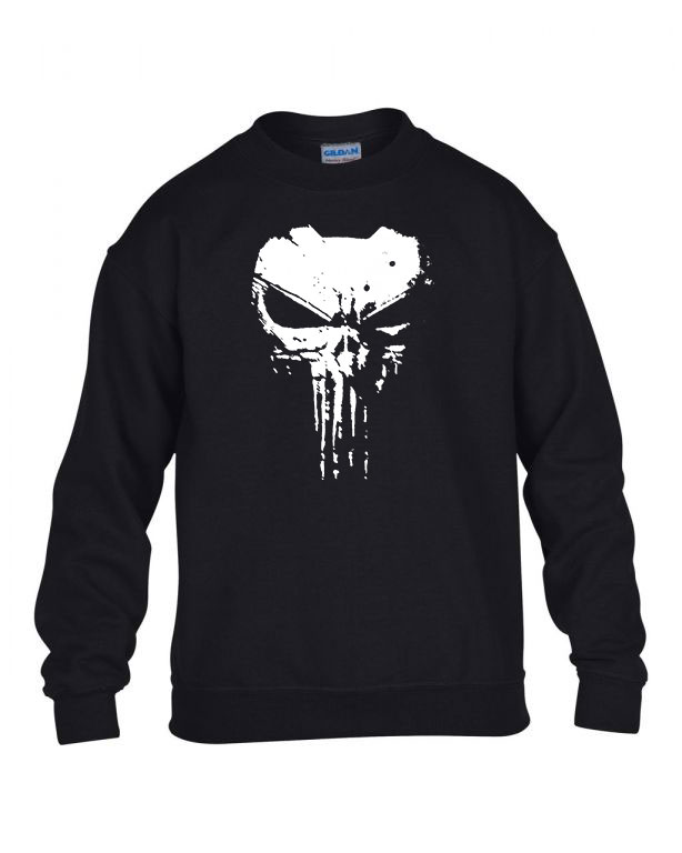 megtorló punisher Fekete Gyerek Pulóver