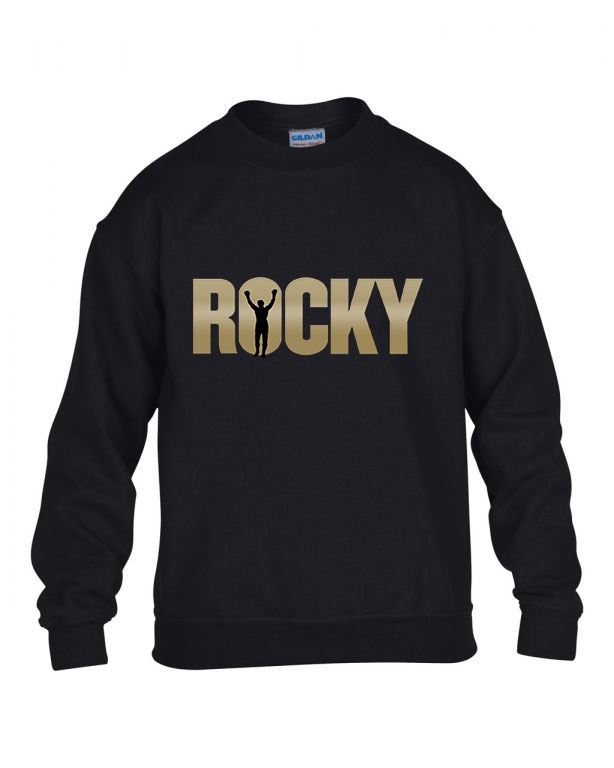 rocky Fekete Gyerek Pulóver