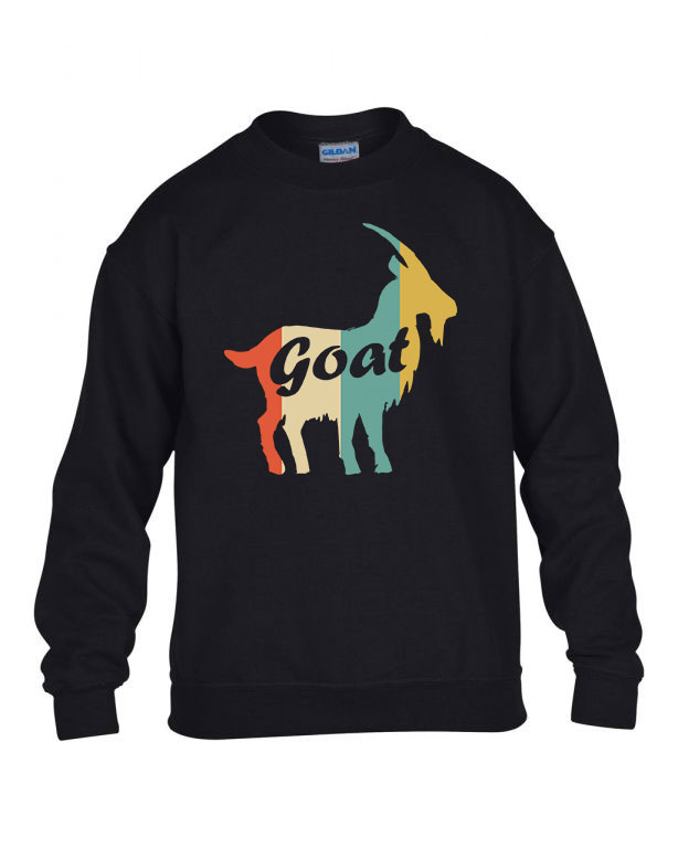 goat kecske Fekete Gyerek Pulóver