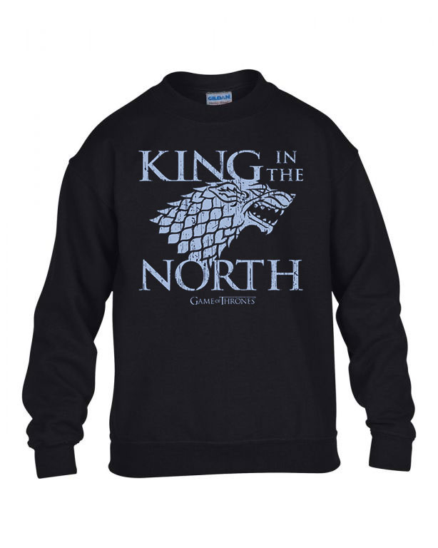 trónok harca game of thrones house stark Fekete Gyerek Pulóver