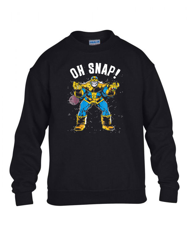 thanos avengers Fekete Gyerek Pulóver