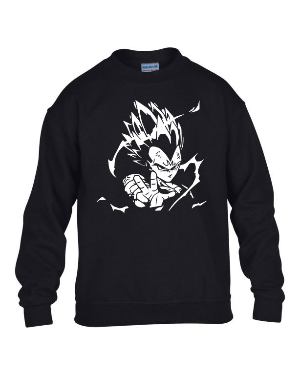 vegeta dragon ball Fekete Gyerek Pulóver