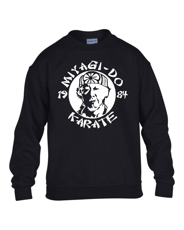 miyagi dojo karate kölyök Fekete Gyerek Pulóver