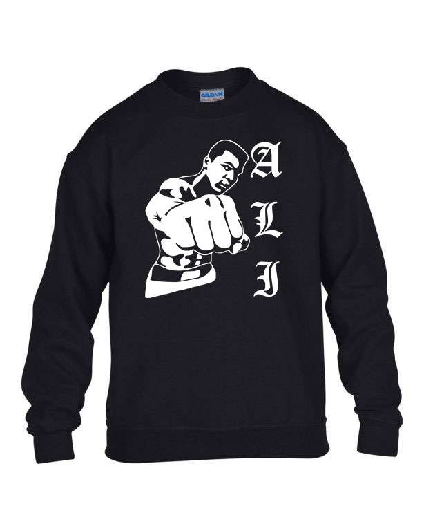 muhamad ali Fekete Gyerek Pulóver