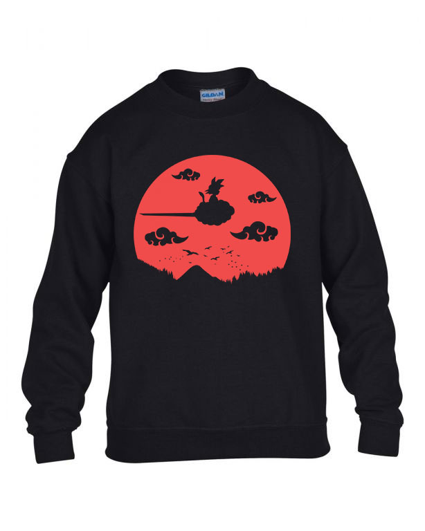 son goku dragon ball Fekete Gyerek Pulóver