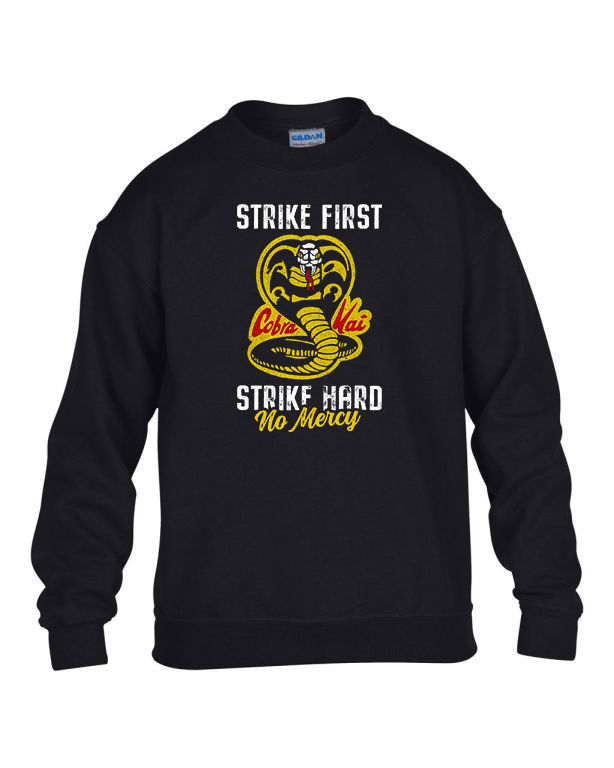cobra kai karate kölyök Fekete Gyerek Pulóver