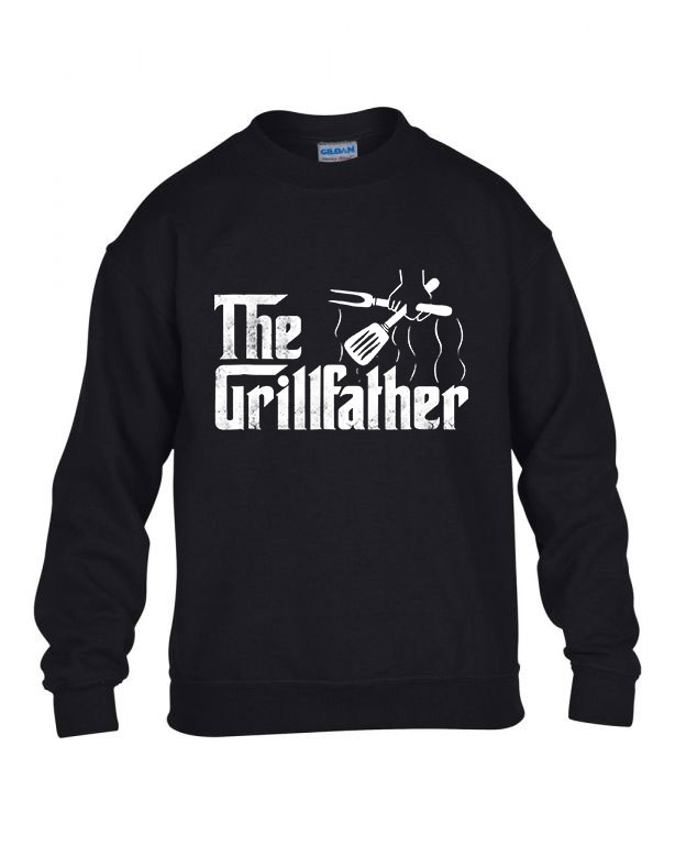 grill grillezés Fekete Gyerek Pulóver