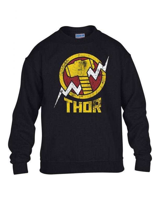thor avengers Fekete Gyerek Pulóver