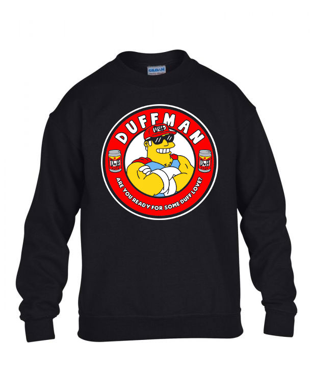 duffman simpson család Fekete Gyerek Pulóver