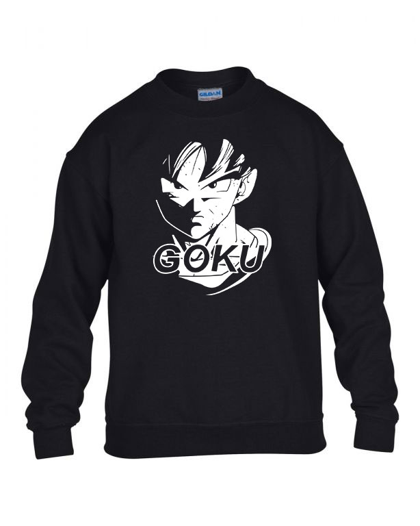 son goku dragon ball Fekete Gyerek Pulóver
