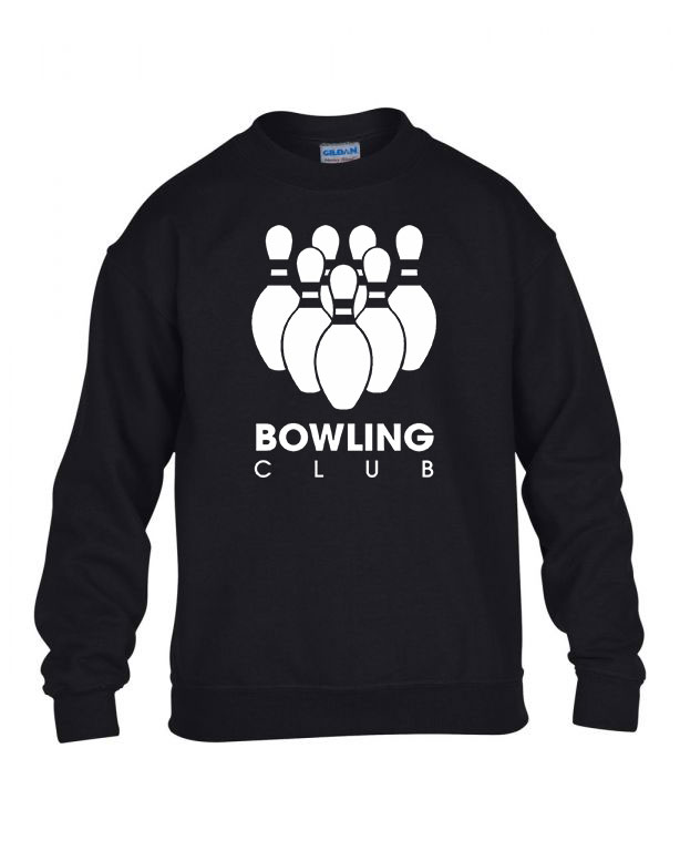bowling club Fekete Gyerek Pulóver