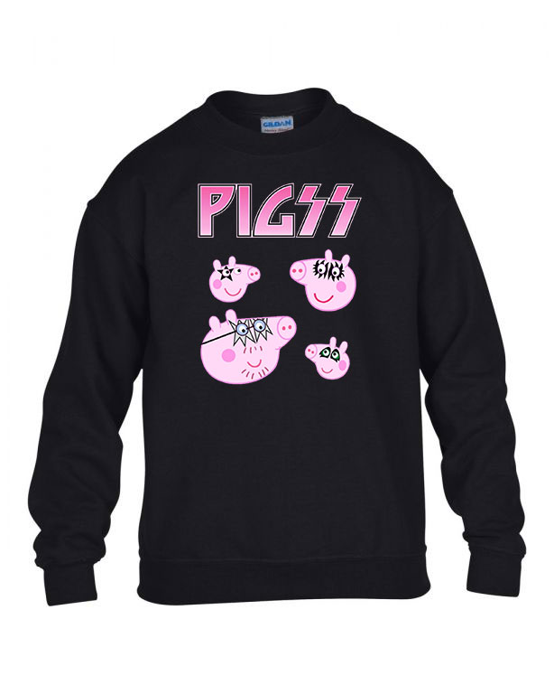 peppa malac peppa pig malacok Fekete Gyerek Pulóver