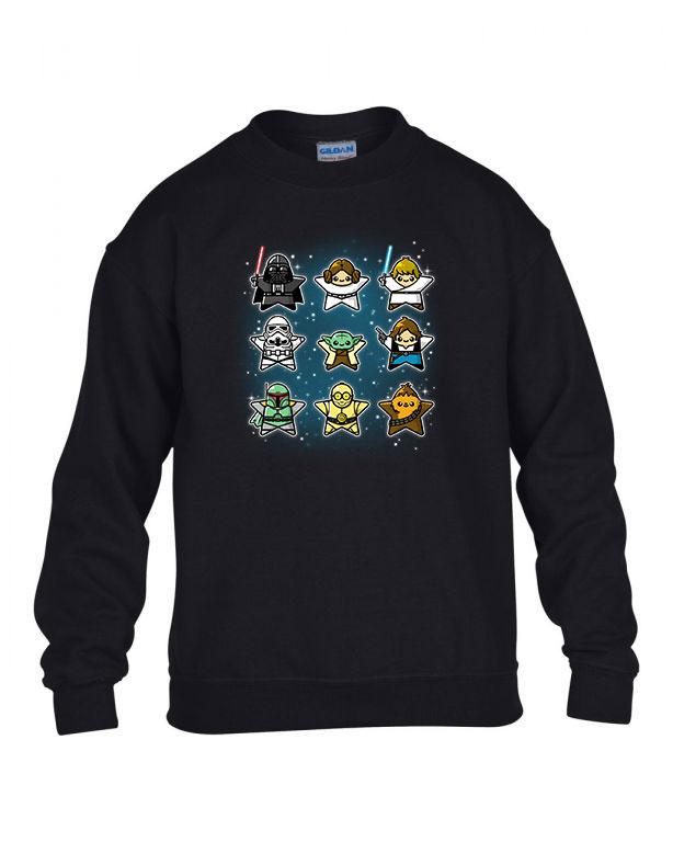 star wars csillagok háborúja Fekete Gyerek Pulóver