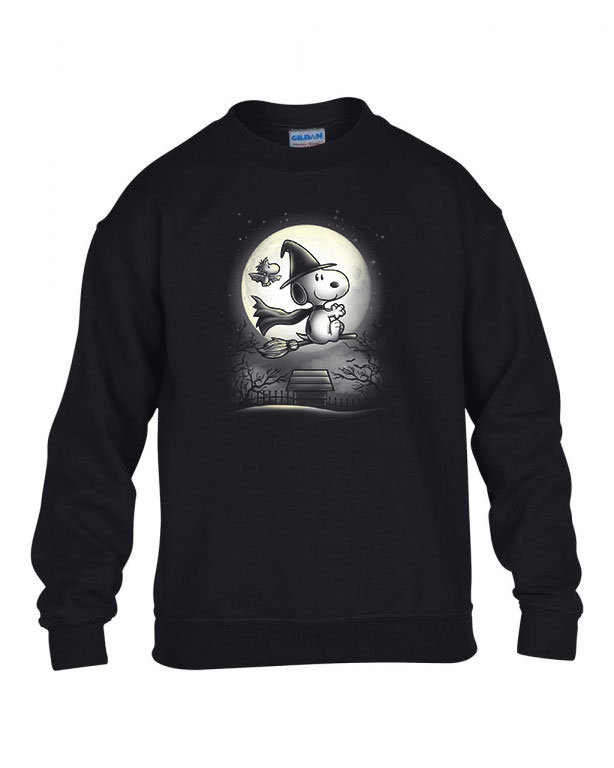 snoopy halloween Fekete Gyerek Pulóver