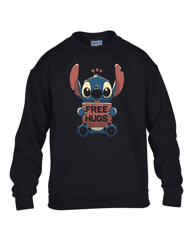stitch Fekete Gyerek Pulóver