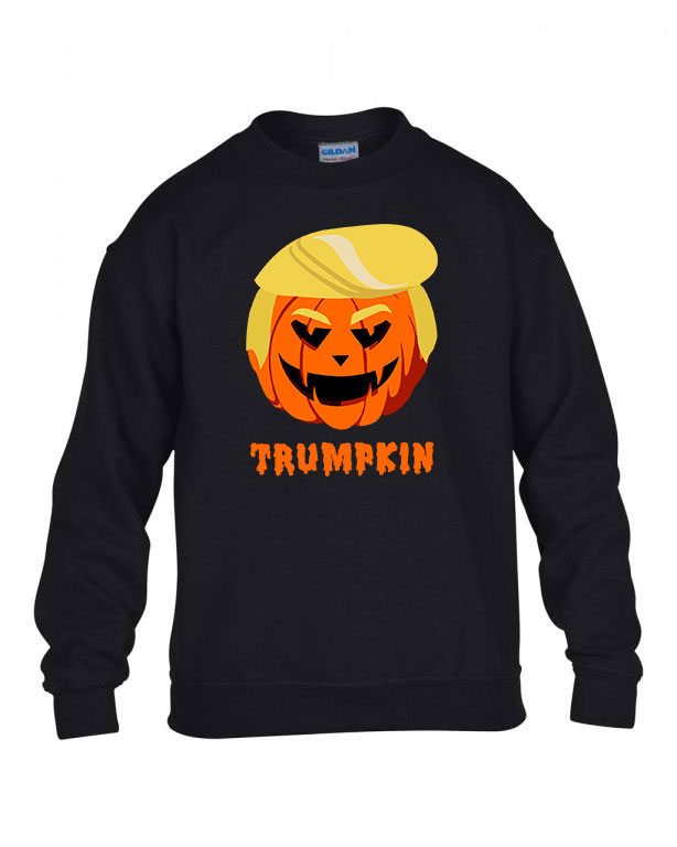 donald trump tök halloween Fekete Gyerek Pulóver