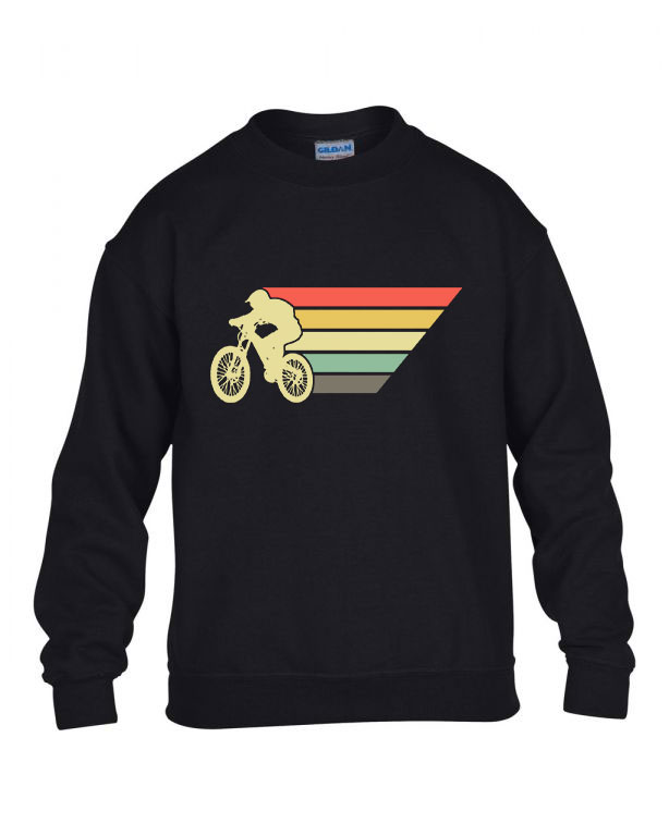 motor motoros motocross Fekete Gyerek Pulóver
