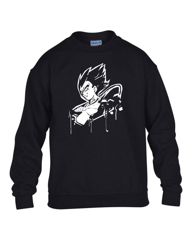 vegeta dragon ball Fekete Gyerek Pulóver