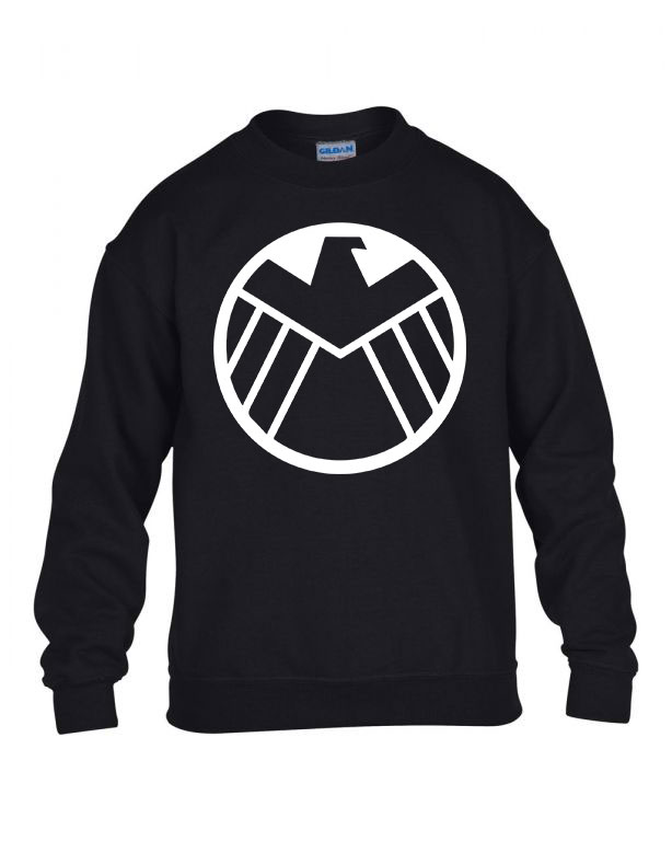 shield avengers Fekete Gyerek Pulóver