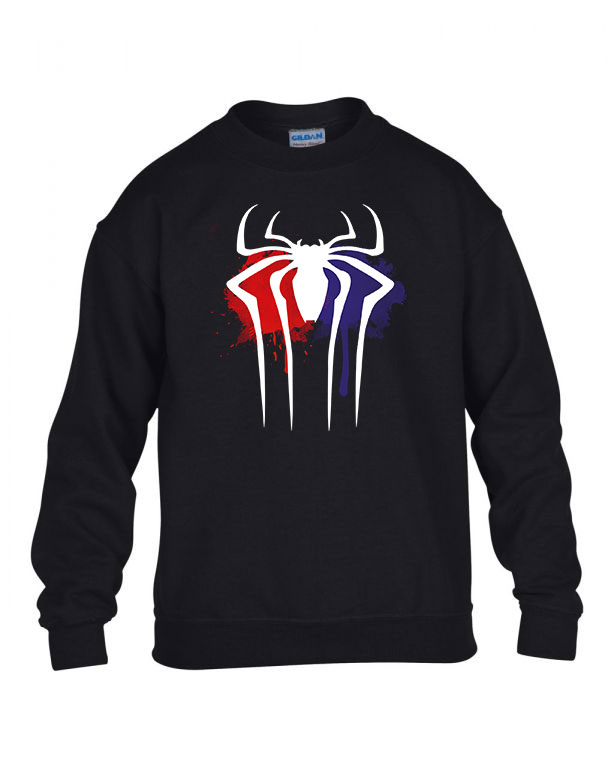 spider man pókember Fekete Gyerek Pulóver
