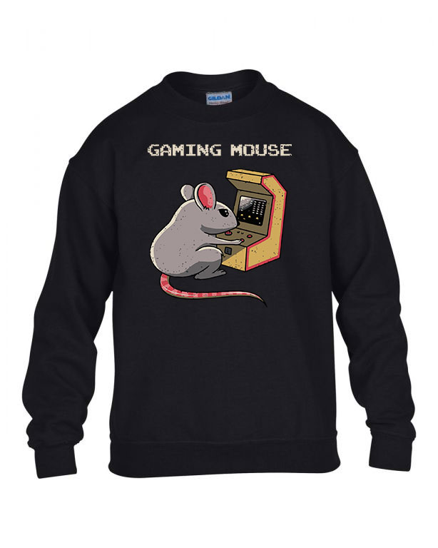 Gaming Mouse  Fekete Gyerek Pulóver