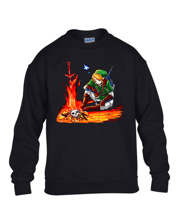 link zelda Fekete Gyerek Pulóver