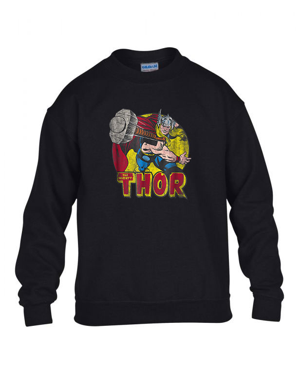 thor avengers bosszúállók Fekete Gyerek Pulóver