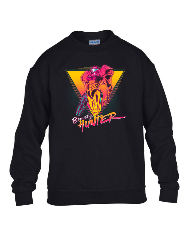 metroid Fekete Gyerek Pulóver